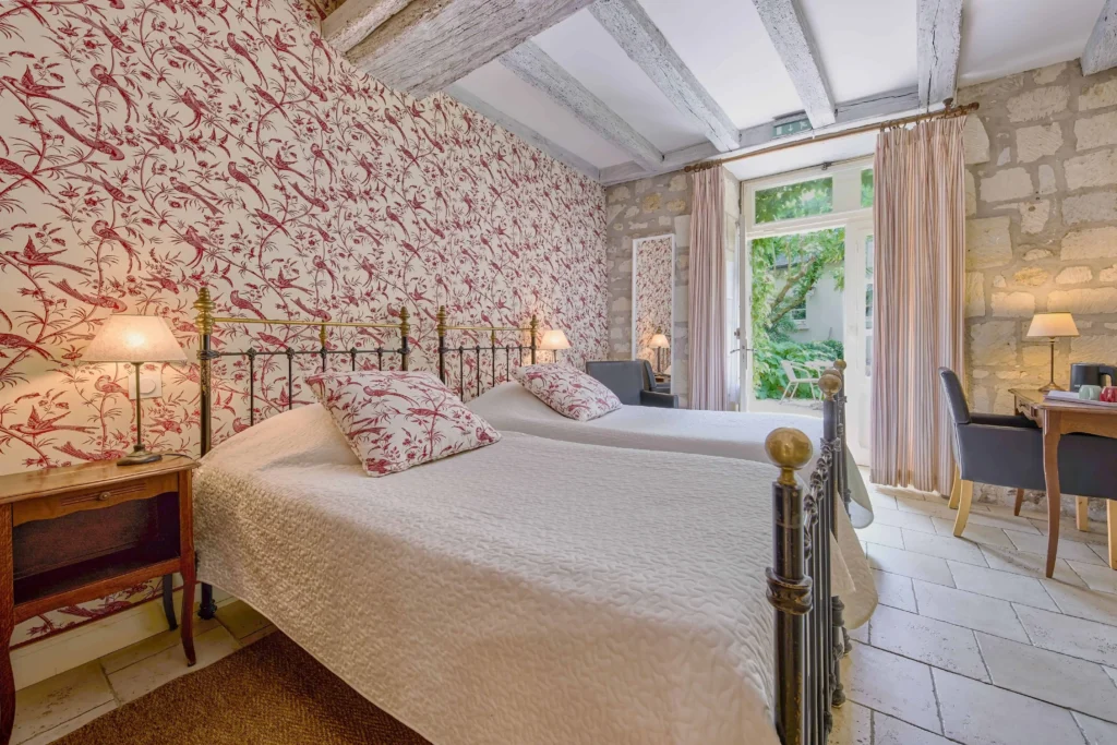 Chambre Tradition hôtel Diderot Chinon