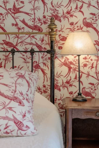 Décoration chambre hôtel Diderot Chinon